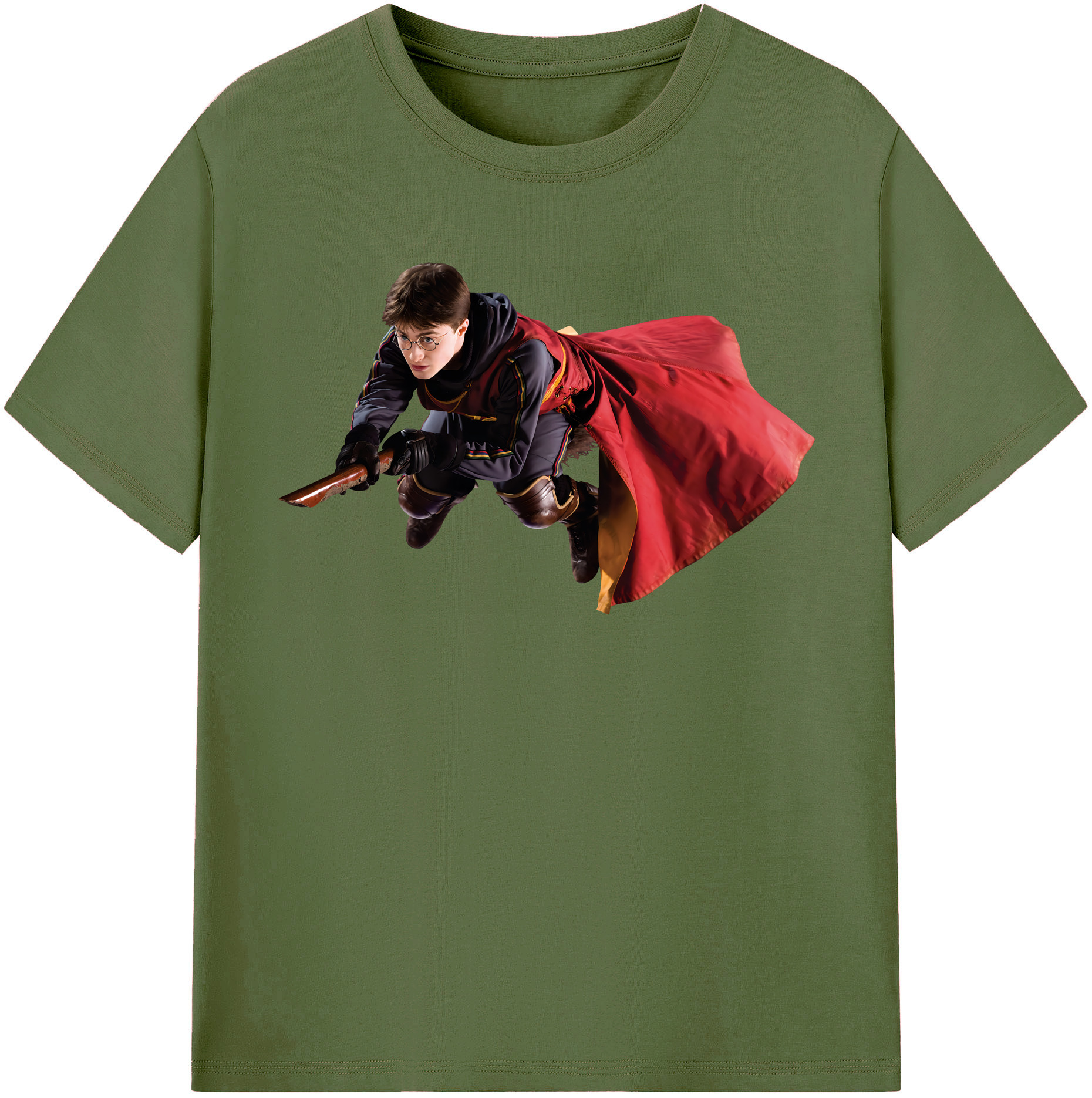 （画像用） Harry Potter ハリー・ポッターシリーズ 綿100％半袖Tシャツ（フロントプリント）